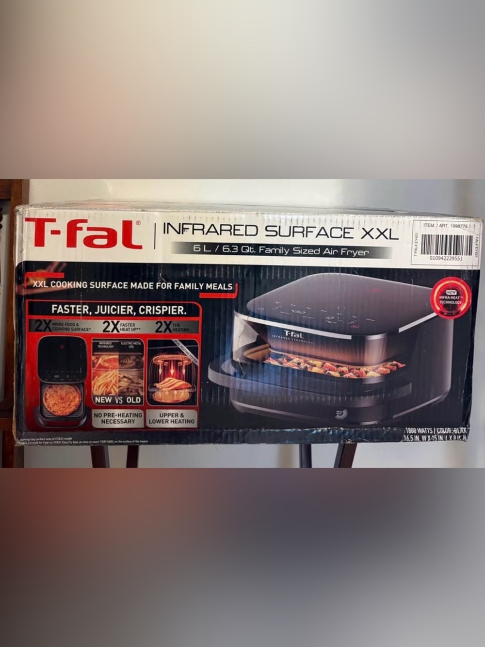 T-fal Infrared Surface XXL 6.3 Qt. Air Fryer
